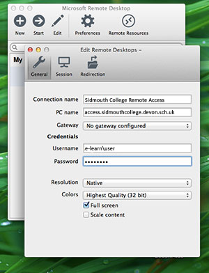 Microsoft Remote Desktop Connection Client For Mac 1